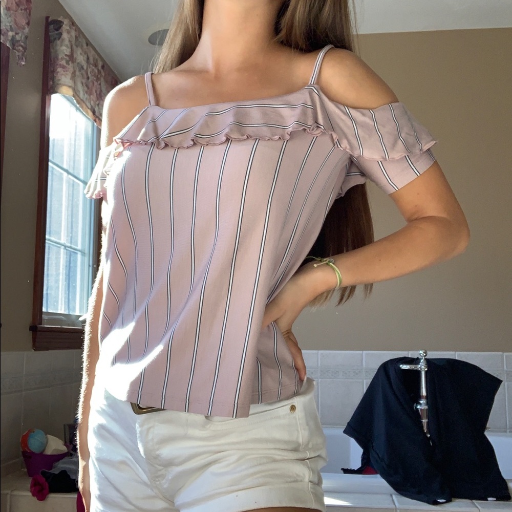 Pink Stripped Shirt